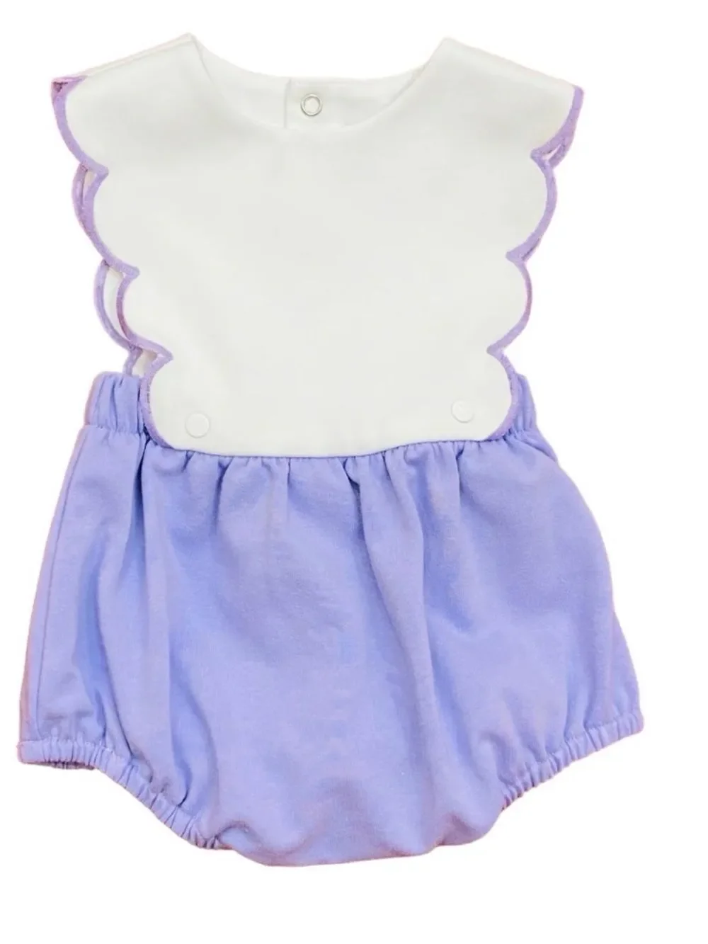 SOPHIE & LUCAS CLASSIC KNIT SCALLOP OVERALL